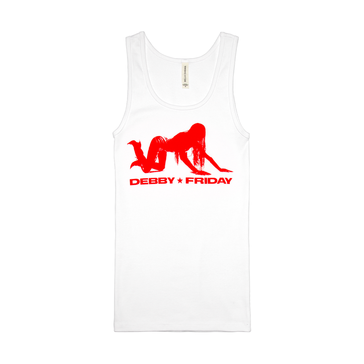Baby Rib Tank Red