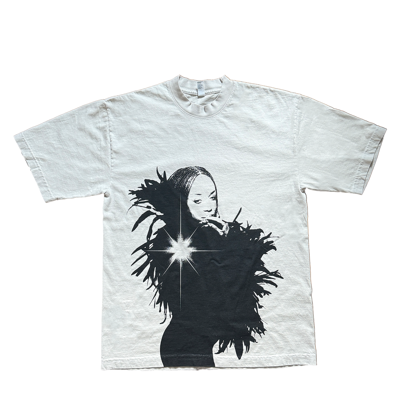 White STARRR Tee